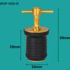 Brass Handle Drain Plug Boat Easy To Use, Accessories, Replaces Rubber with