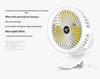 Multi-functional USB Clip Fan with Night Light - Quiet Desktop and Camping Use