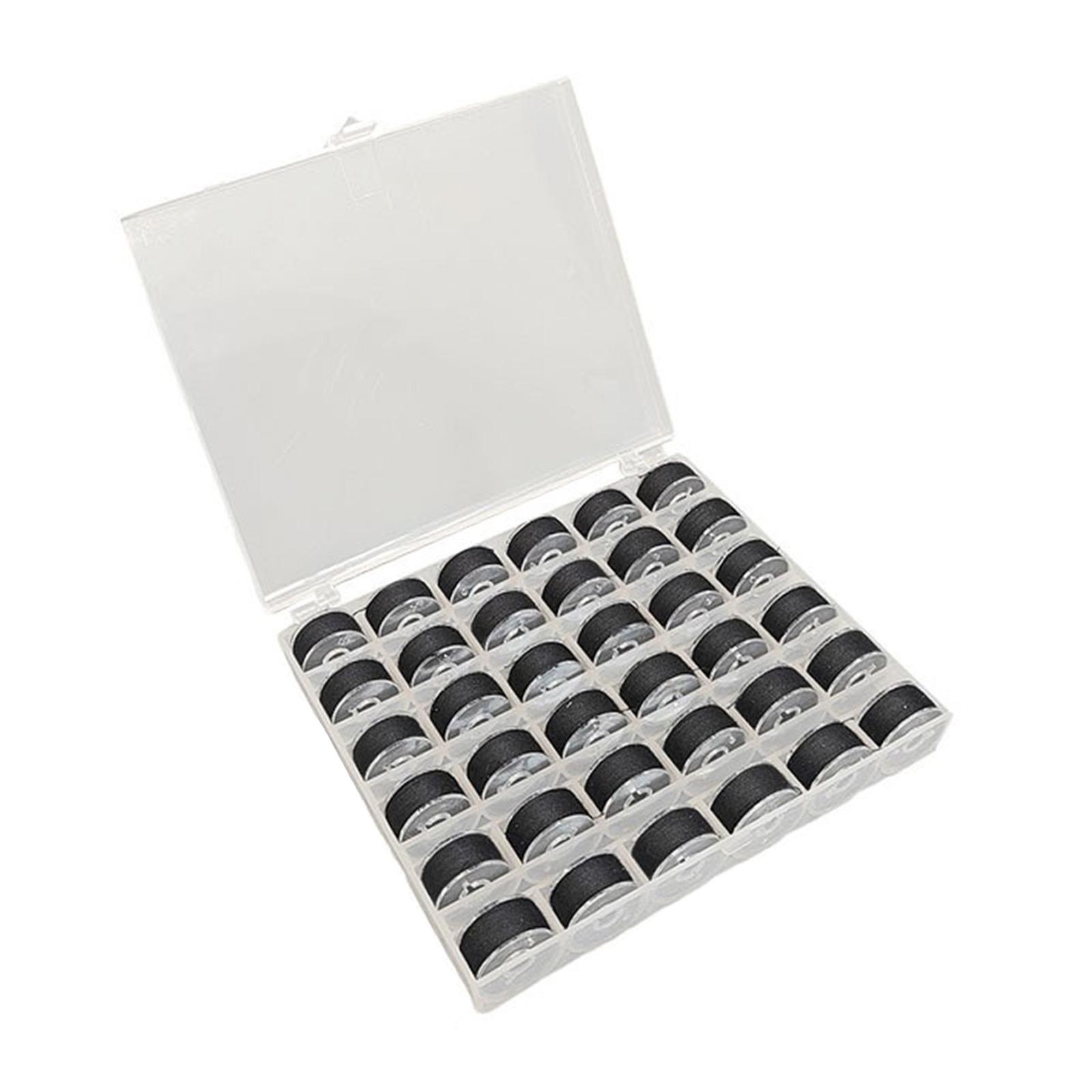 

38 шт. Нитки для швейной машины на шпульках Намотанные шпульки Набор ниток с кейсом для хранения Бытовые аксессуары для швейной машины 3