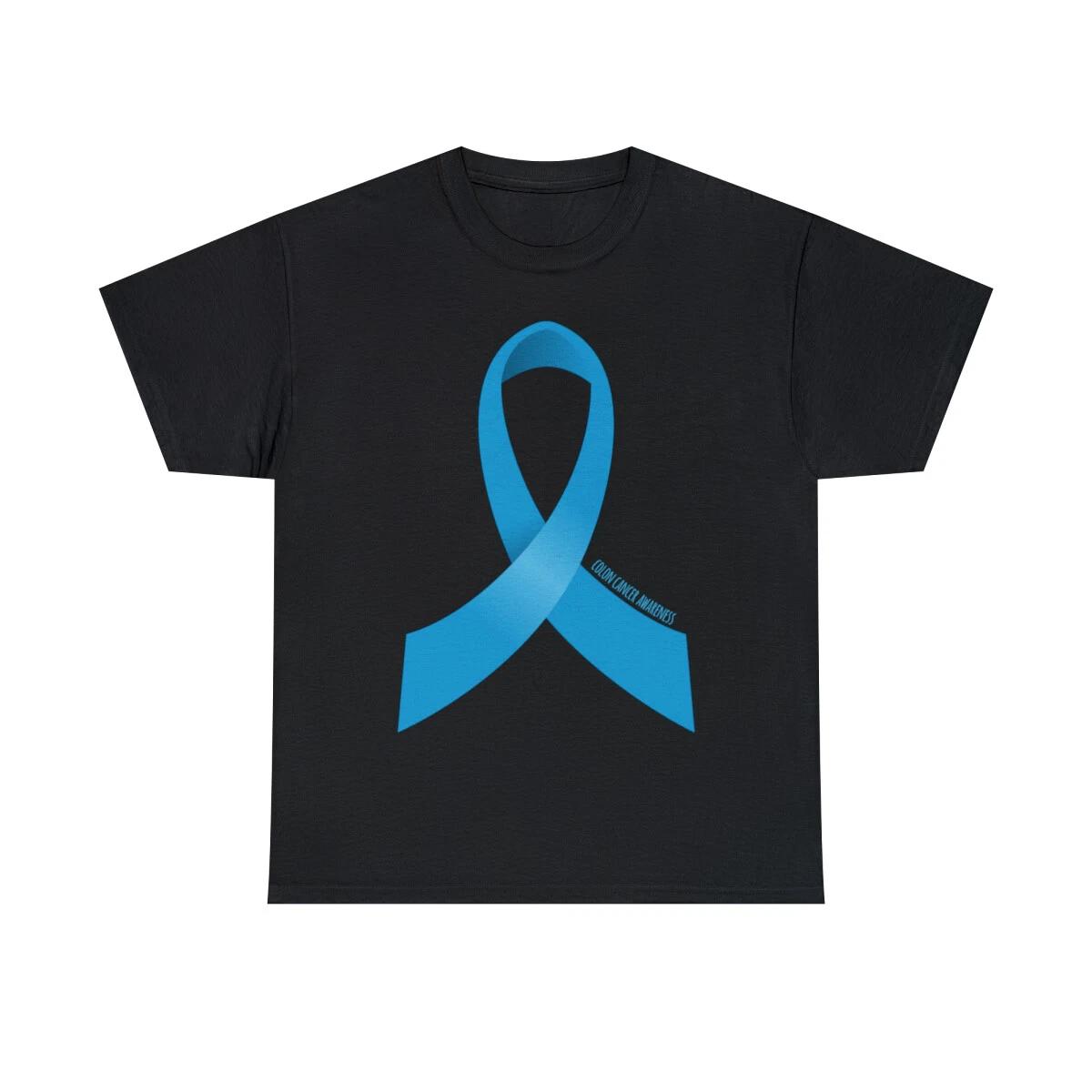 Colon Cancer Awareness Ribbon Graphic Tee Shirt, S-5XL 4XL