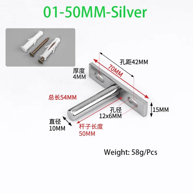 

T-Shaped Hidden Board Support Stainless Steel Invisible Partition Support Bookshelf Background Wall Storage Rack Accessorie 1Pcs