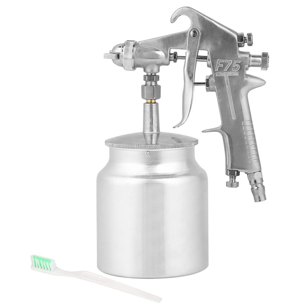 1.5mm Nozzle 750ml Capacity Suction Feeding Mode Air Paint Spray Gun Pneumatic Tool