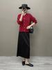 Women's Cashmere Knitwear: Loose Cardigan for Autumn-Winter