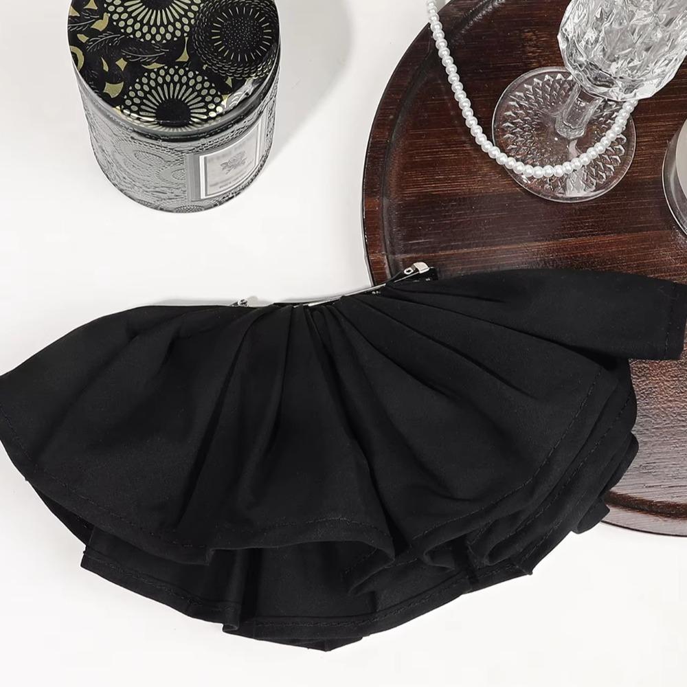 Double Layer Checkered Hair Clip Bow Women Hair Ropes Temperament Oversized Hair Scrunchies  Girls