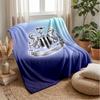 Coperta in Flanella con Stampa del Newcastle United Football, Coperta Morbida Calda Leggera per Divano Letto Campeggio