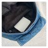 Fashion Dual-Use Denim Backpack Multi-Functional Denim Fabric Travel Bag Large Capacity Retro Backpack Casual Use