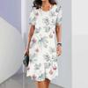 Women's Trendy Crew-neck Short-sleeved Dress