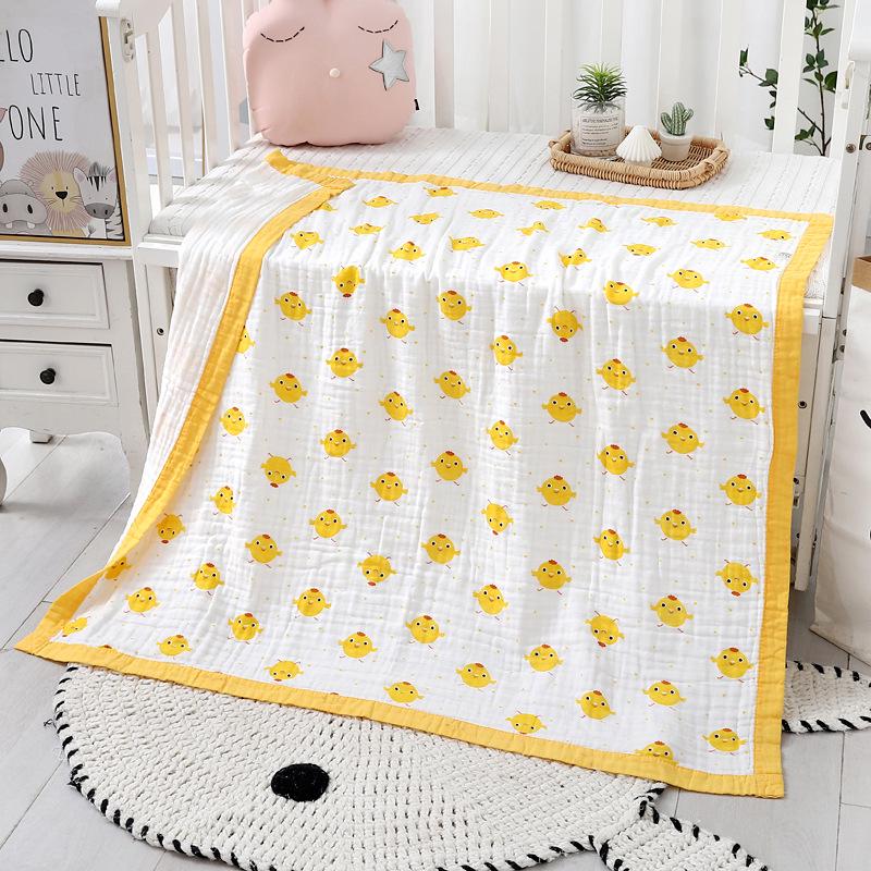 Soft Cartoon Baby Bath Towel: Pure Cotton, Skin-Friendly, All-Season, Universal Fit
