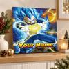 Dragon Ball Vegeta Custom Name Diamond Painting Personalized 5D Full Drill DIY Diamond Art Home Decor