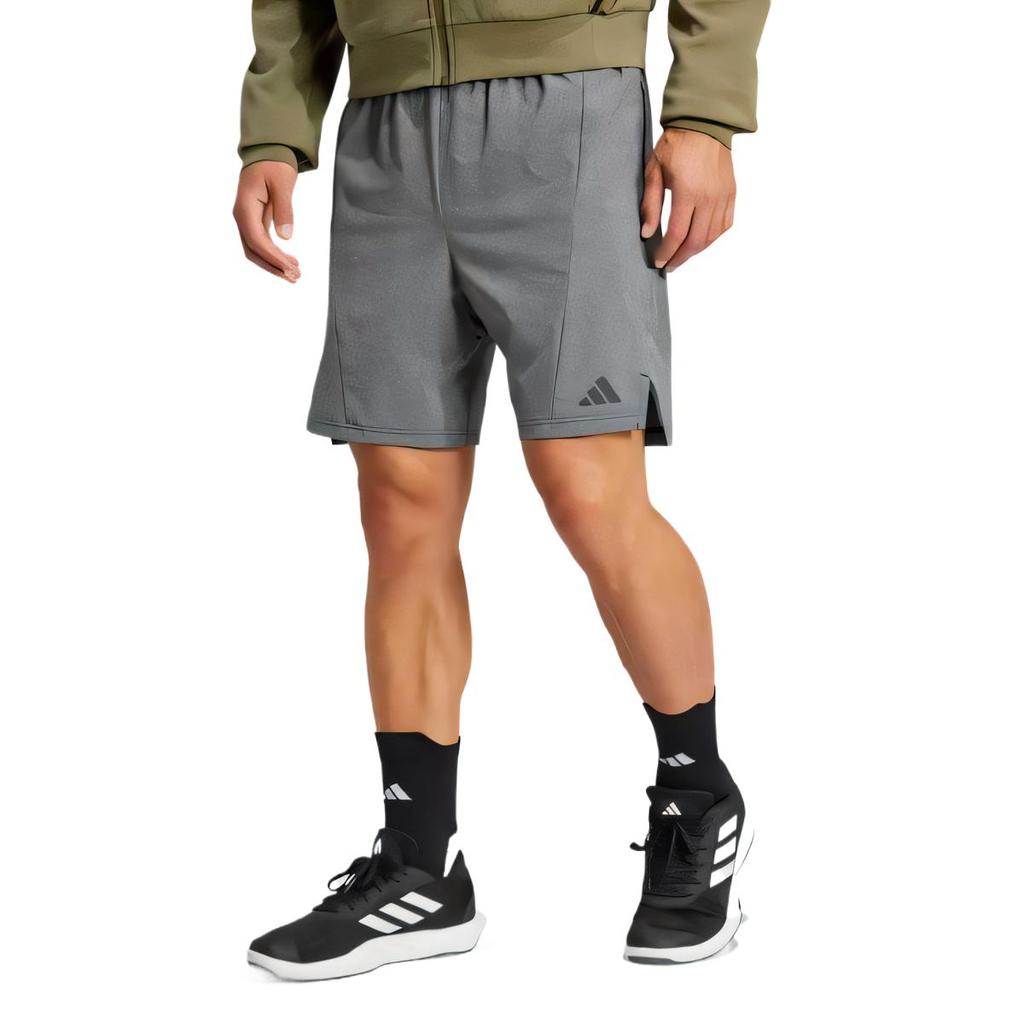 Adidas AEROREADY Casual Shorts Men's Dark Gray JE5679