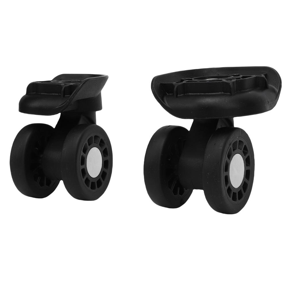 1 Pair Luggage Suitcase Wheels Trunk Luggage Wheels Spare Part Universal Wheel Replacement Silent Double Row