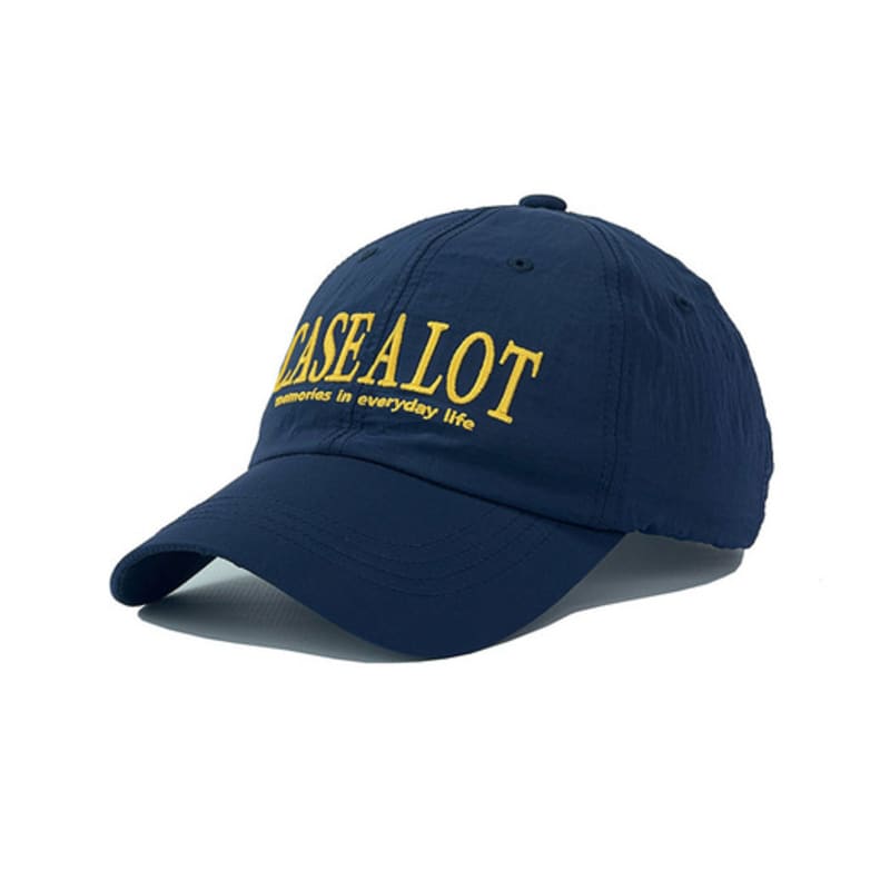 

CASE A LOT Nylon ball cap - Navy NAVY