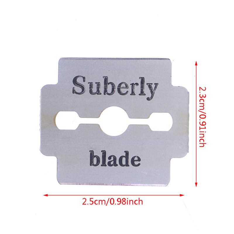 10/100 Stück Hornhautentferner-Ersatzklingen, Hobelklingen für harte abgestorbene Fußhaut