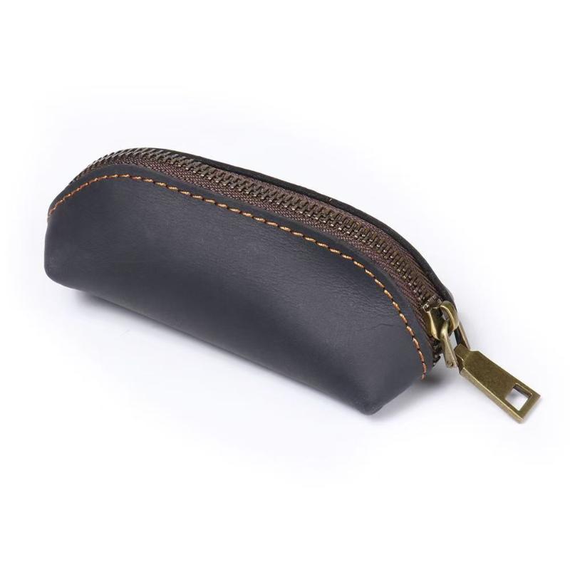 Retro Style Coin Purse Zipper Clutch Wallet and Card Case for Everyday Use Perfect Key Organizer Bag