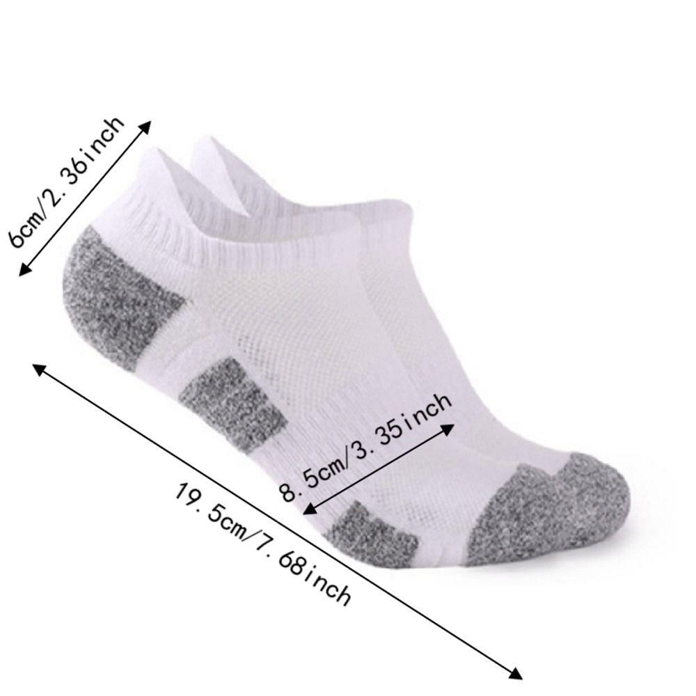12pcs Cushioned Towel Sole Low Cut Sport Sock Cotton Blend Athletic Sock  Daily Athletic Wear