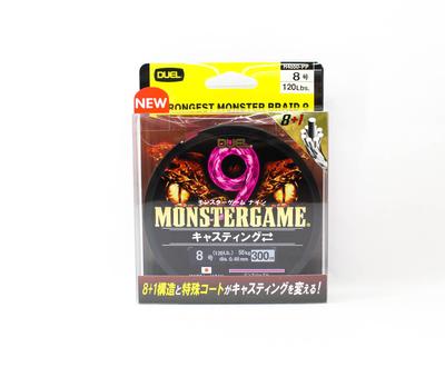 Yo Zuri Μονομάχος Γραμμή P.E Monster Game X9 Casting Ροζ 300μ P.E 8 (0639)