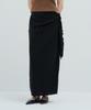 Kamino Wrap Banding Skirt Black