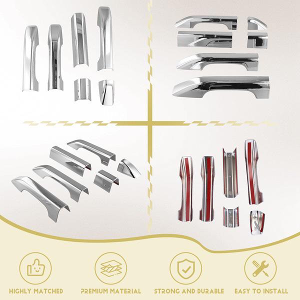 Ford Transit T8 Außentürgriffabdeckungen (4er-Set)