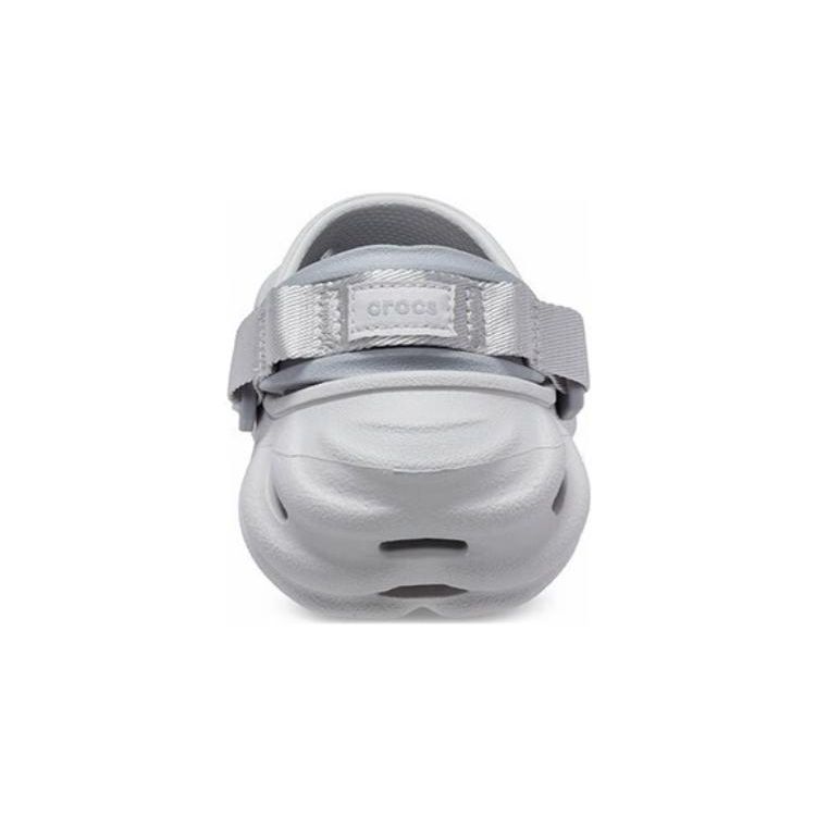 Crocs Comfortable Versatile Non-Slip Shock-Absorbing Sandals Kids Sandals Gray 208190-1FT