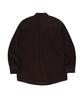 PALAP Unisex Oversized One-Pocket Soft Corduroy Shirt_Pl25F9Sh046_Dbr