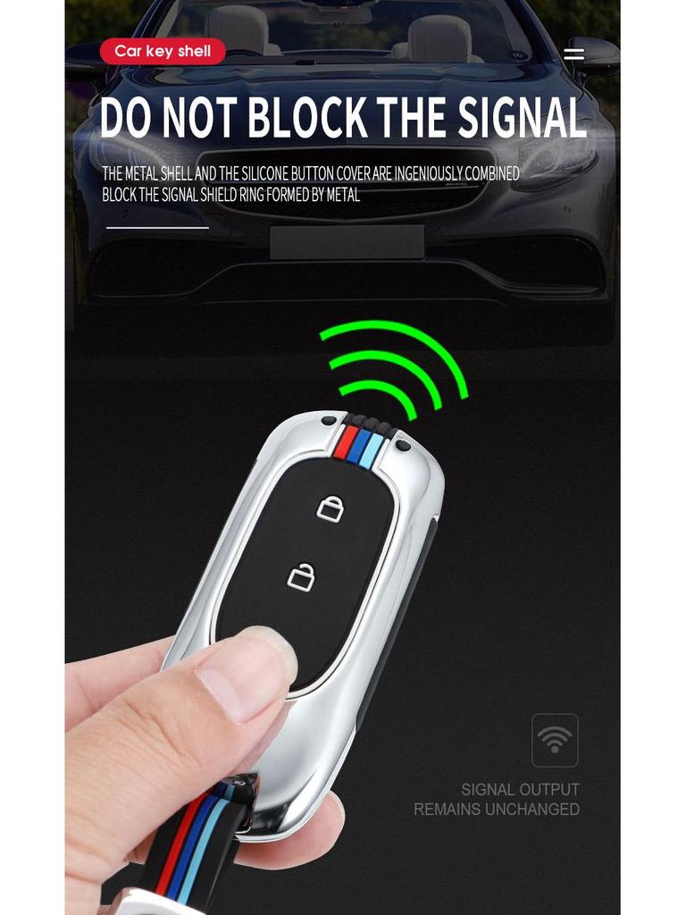Leapmotor C01 Remote Key Protective Metal Case & Buckle