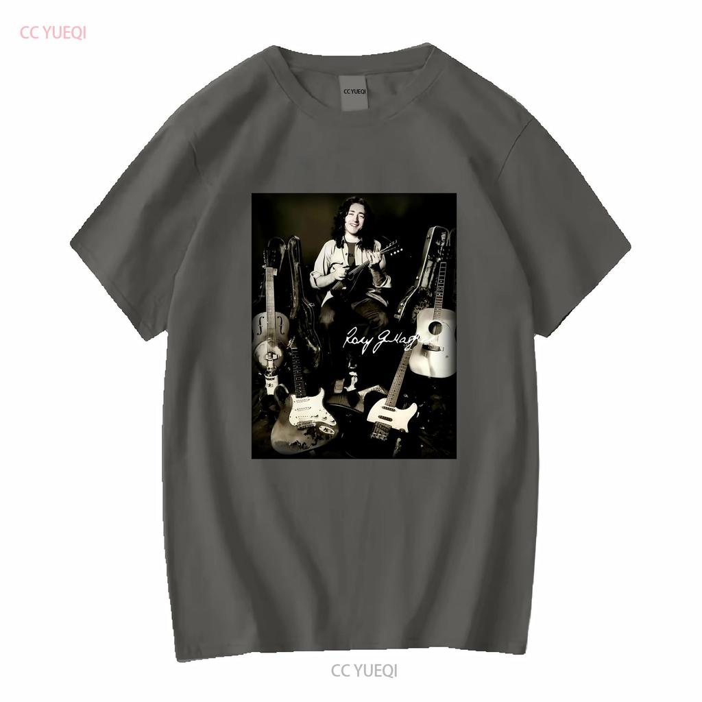 Rory Gallagher Basic For Fan Cotton Black S 2345XL T Shirt TMB397 vintage Washed Top For Everyday Wear designer clothes