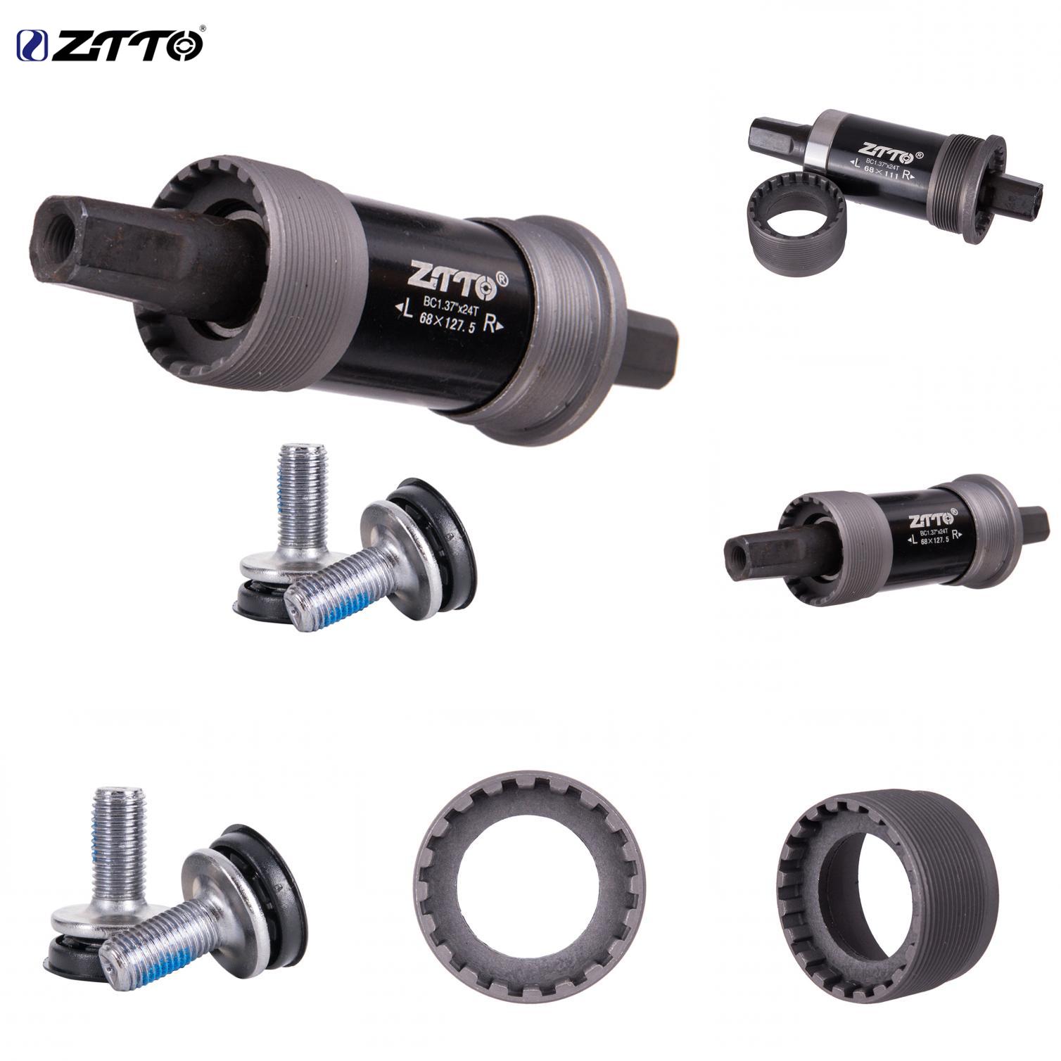 

ZTTO Нижний кронштейн для горного велосипеда Велосипед с квадратным отверстием Кривошипная ось Герметичный резьбовой подшипник 103mm