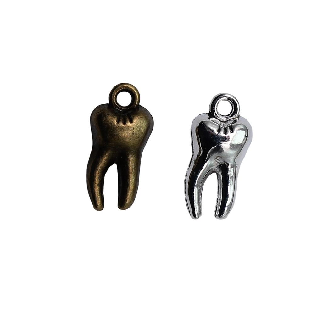 Halloween Day Charms Antique Alloy Magic Pendants For Dentist Themed Jewelry Making