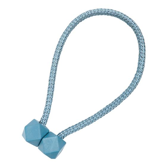1 Pair Magnetic Curtain Tiebacks Woven Rope Curtain Tiebacks Decorative E