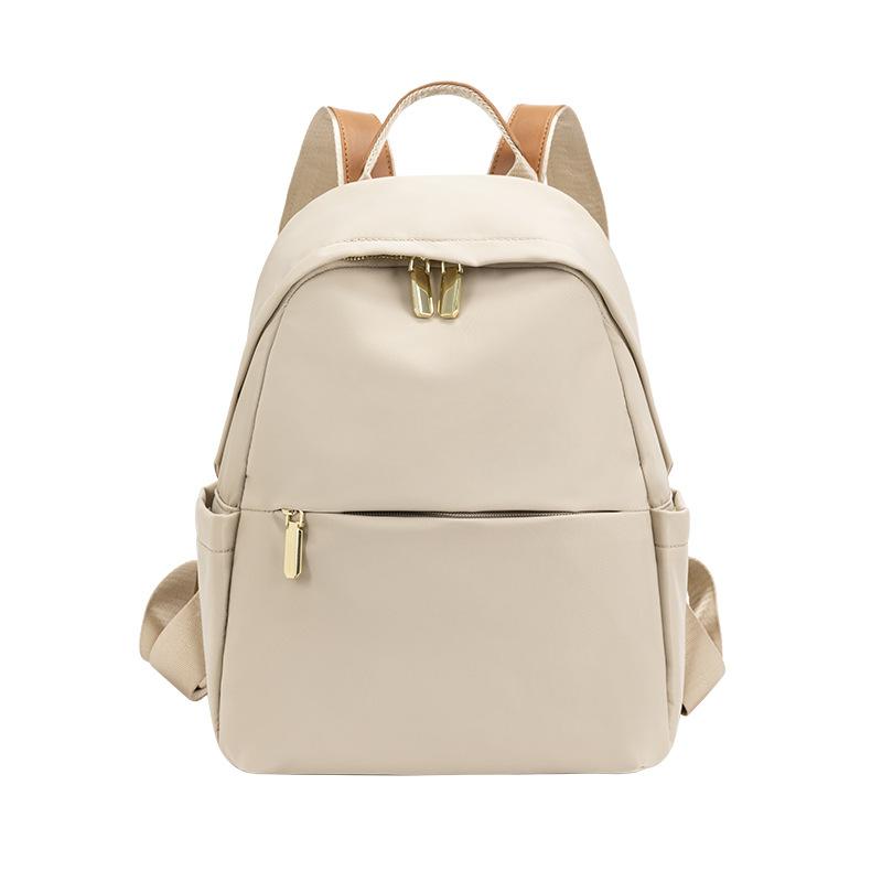 New Women's Backpack Oxford Cloth Versatile College Student Schoolbag Simple Large Capacity Backpack Casual Travel Bag