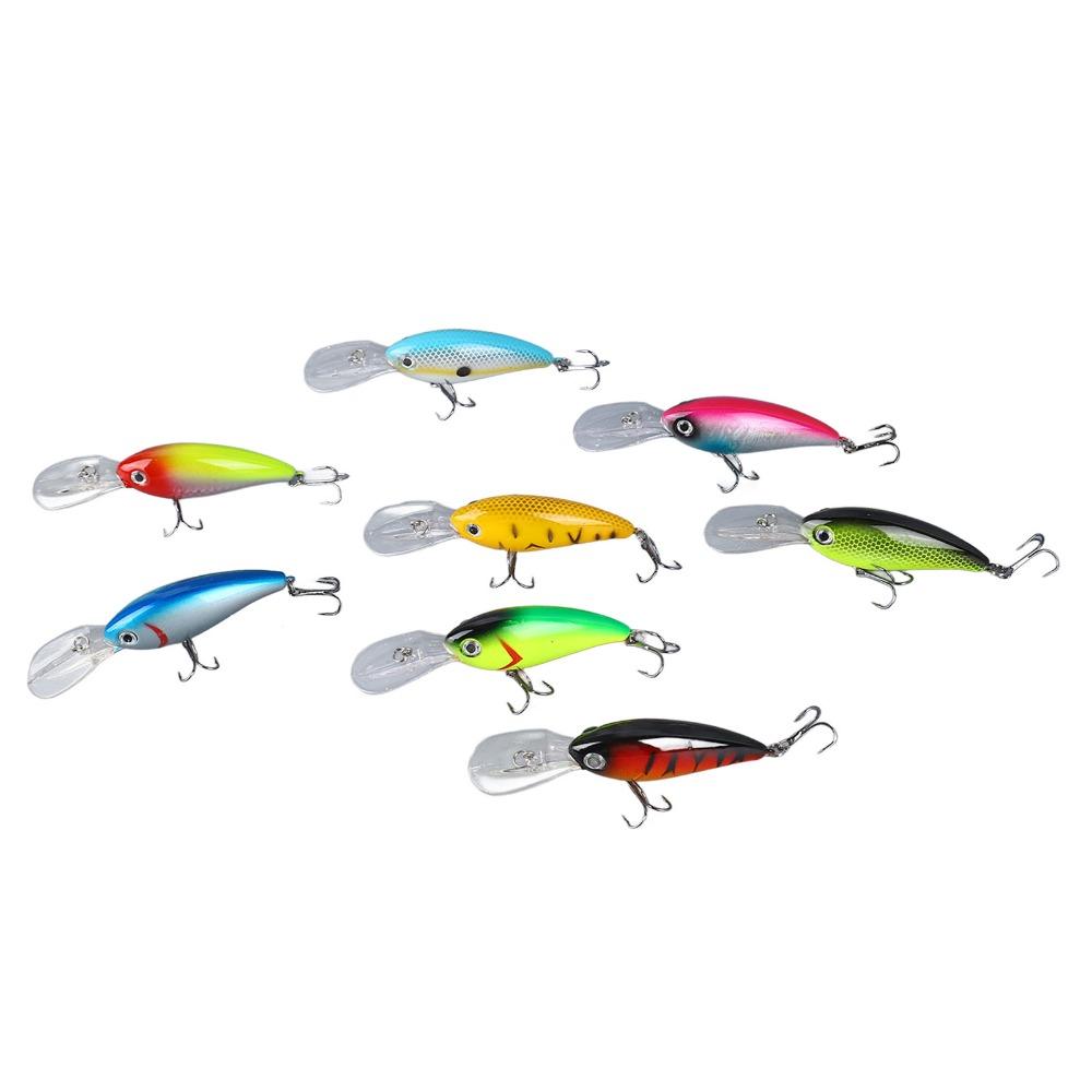 8PCS ABS Swimbaits Lures 10cm 14g Bass Fishing Lures Lifelike Crank Bait Freshwater Fishing