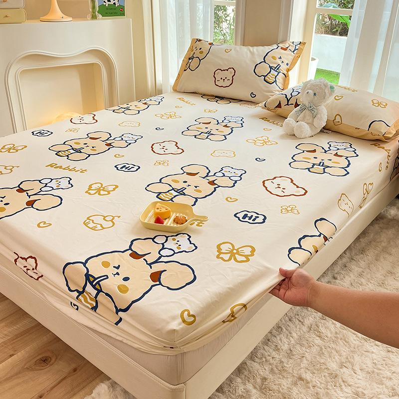 100% cotton Class A maternal and infant grade pure cotton abraded mattress single-piece bedspread Simmons mattress cover protective cover