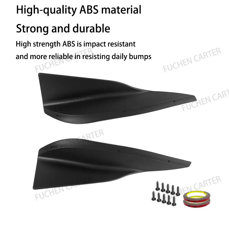 For Tesla Model Y Juniper 2025 Rear Bumper Spoiler Lip Carbon Fiber Wing Trim Anti-crash Diffuser Side Skirt Wrap Angle Splitter
