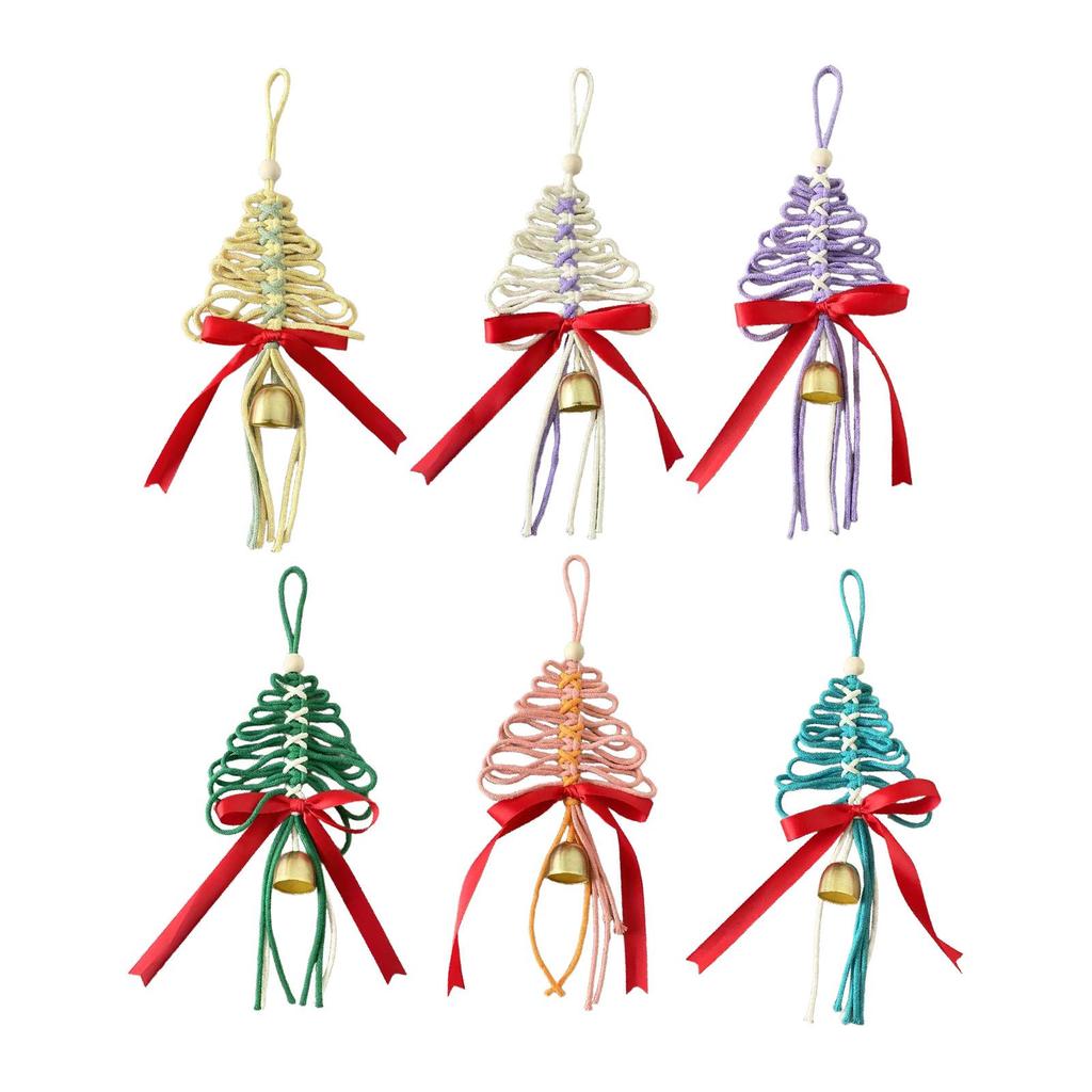Christmas Tree Pendant Hanging Ornament Christmas Decoration Multifunctional Creative with Bell for Living Room Festive Home