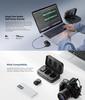 Saramonic Blink500ProX-B2R-JPWB 2.4G Wireless Microphone System: 2 Transmitters with Onboard Recording Function, 1 Receiver, Black, Lavalier