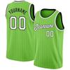 Canottiere Personalizzate con Nome e Numeri Uomo Strisce Colorate Maglie da Basket Estive Sportive Girocollo