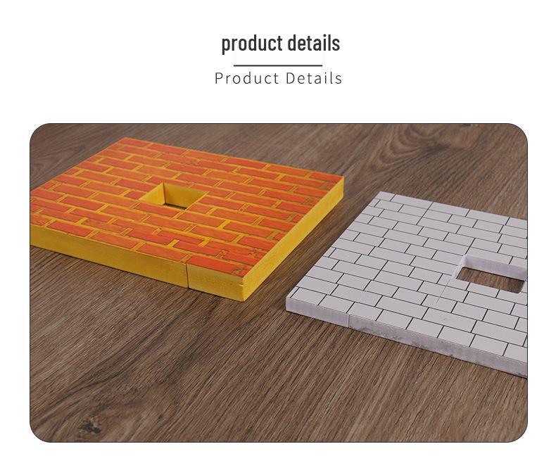 Northern Magic Upgraded Single-Sided Windproof Brick Wall Prop