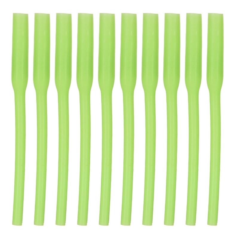 10pcs PVC Sleeve Hook Line Aligner Protector Sleeves Night Fishing Rig Tubing Fishing Accessories Fishing Glow Tube