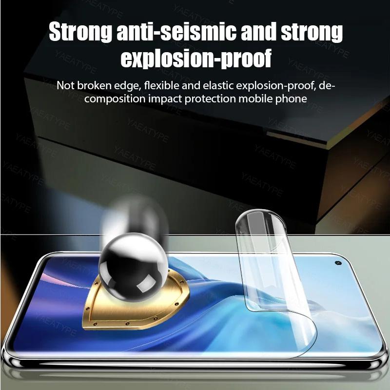 3 Pçs Filme De Hidrogel Para Xiaomi Poco X5 X4 X3 F5 Pro Protetor De Tela M5 M5s M3 M4 M6 F3 F4 Gt Protetor