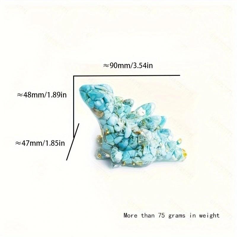 Trex Resin Art Decor With Crystal Resin For Modern Desk Ornament Gift For Friends And Family