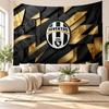 Juventus FC Vægtæppe, Blødt Stof Væghængning, Dekorativ Baggrund til Soveværelse Hjemme Vægkunst