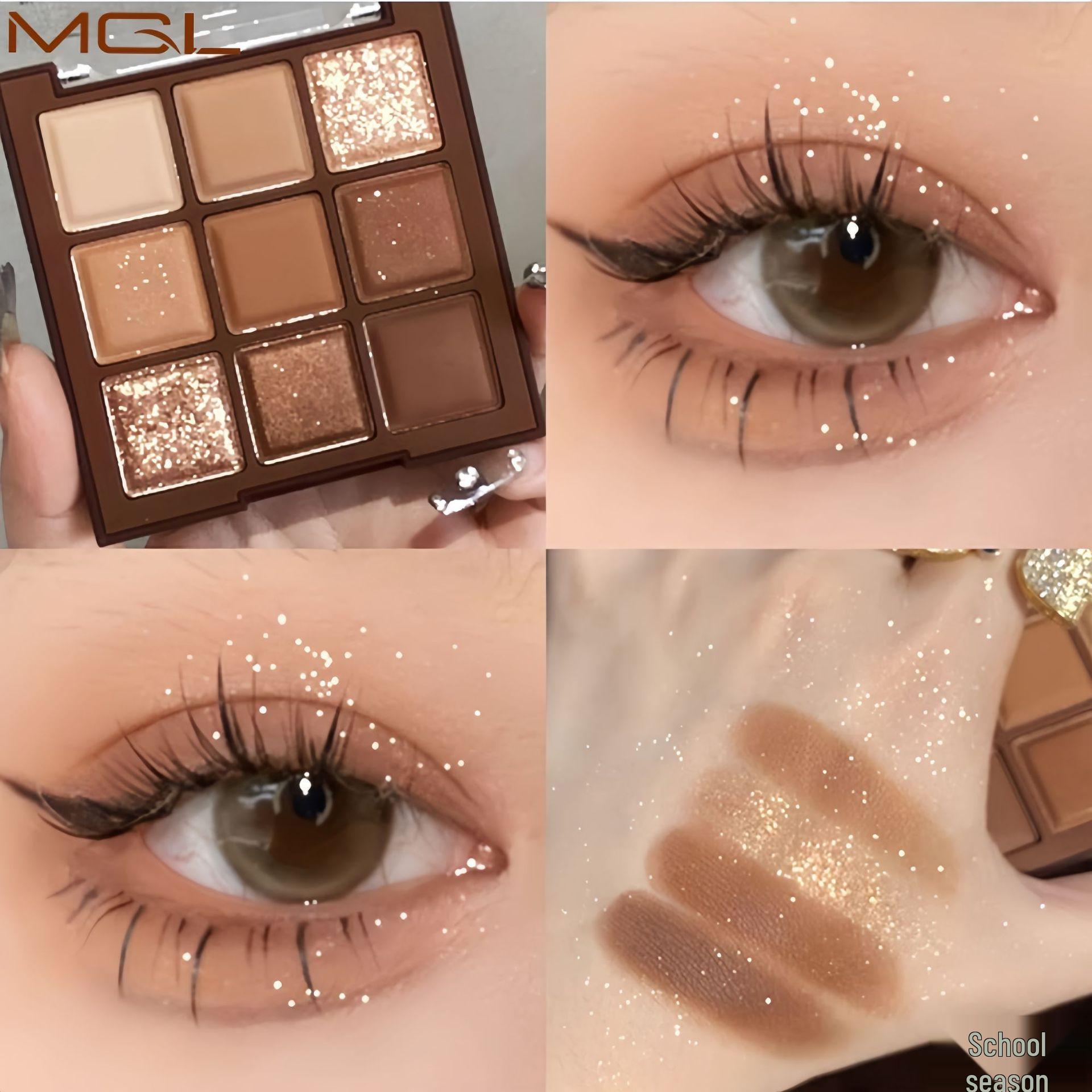 

Палетка теней для век Cipher-Support 9 цветов: Земляные тона, матовые и с шиммером, водостойкие, не размазываются, для контуринга. Идеально подходит для студентов.