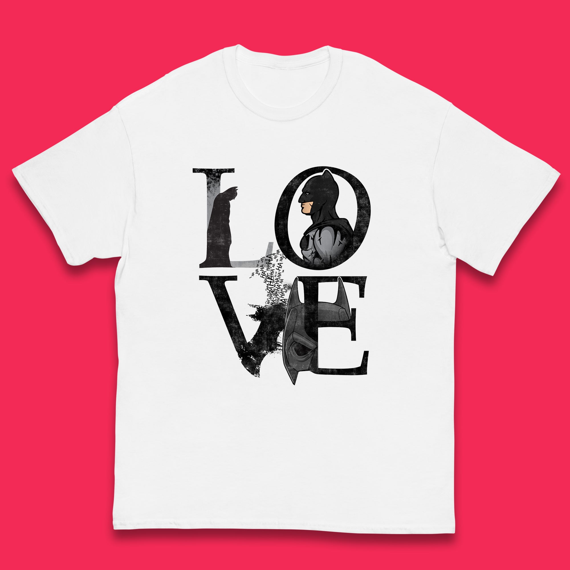 Batman Love Superhero Fictional Character DC Comics Batman Comic Book Character Kids T Shirt 150