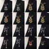 Bohemian Rhinestone Flower Tassel Brooch for Women - Exotic Style Suit Coat Pin