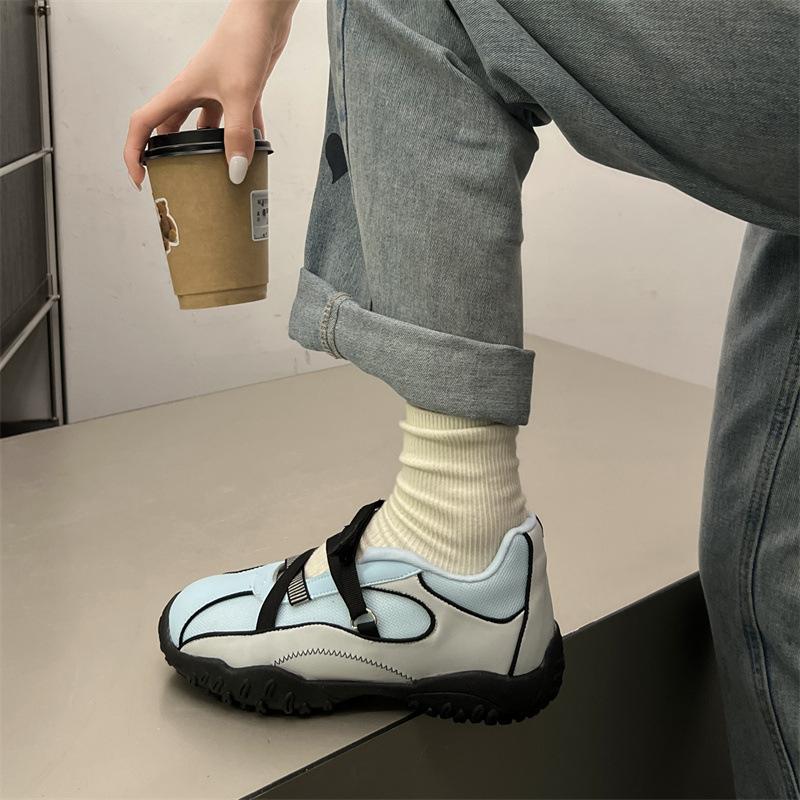 Sports Mary Jane Shoes Summer 2025 New Korean Version of Sports Forrest Gump Shoes Breathable Mesh Casual Versatile Women's Shoes