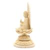 Spezial Buddha-Statue sitzend Yakushi Nyorai Höhe Breite 10 Tiefe 9 Zypressenholz Schnitzerei mit Heiligenschein und Kreis 6995 Kuritas [Nyorai]