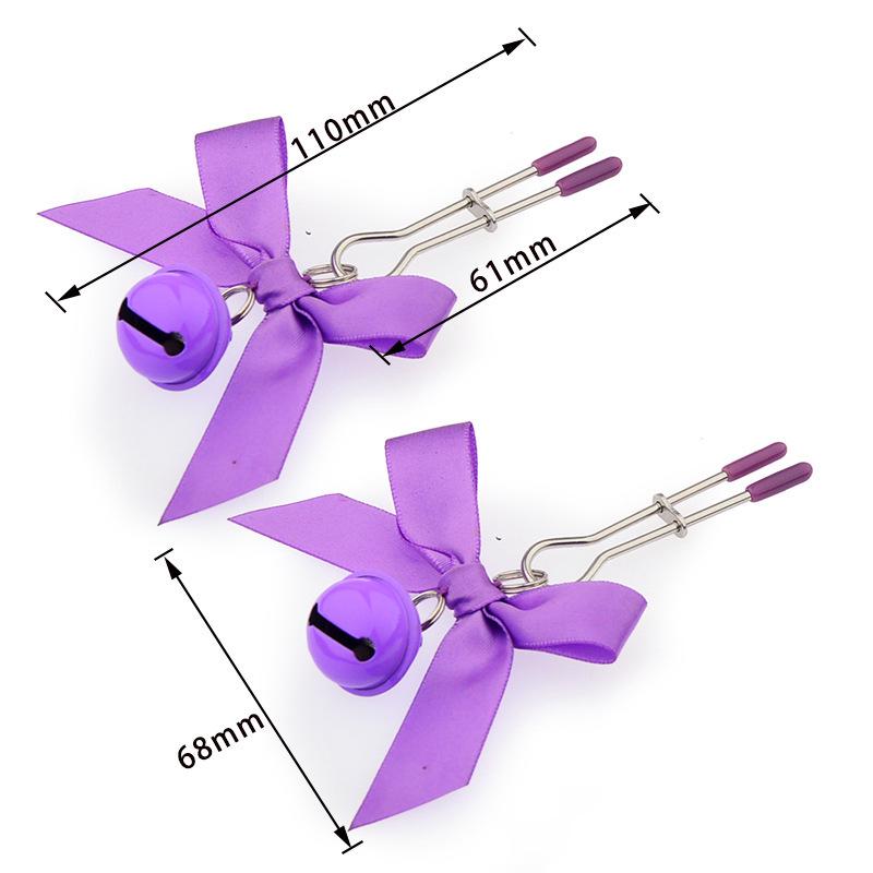 Damen Brustwarzen- und Schamlippenklemmen - SM-Glocken Erwachsenenspielzeug für Paare