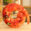 Creative Big Shrimp Throw Pillow Plush Toy Fried Shrimp Doll Girl Bed Sleeping Rag Doll Birthday Gift