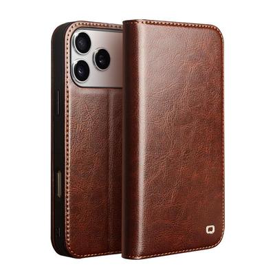 Chali iPhone 17 Pro Max Leather Flip Cover with Stand & Card Slots - Full Coverage Protective Case