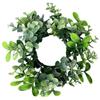 American Spring Simulation Wreath Candle Wreath Eucalyptus Boxwood Wreath Eucalyptus Leaf Dining Table Candlestick Wreath